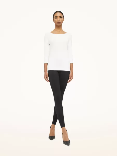 Cordoba Pullover Tops En T-Shirts Wolford Dames White